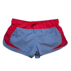 Patagonia Womens Red & Gray Running Shorts With Zipper Pocket Size‎ M